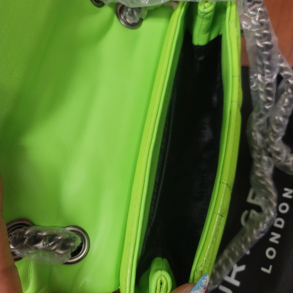 Mini Leather Kensington Leather Shoulder Bag KURT GEIGER LONDON - Picture 10 of 15
